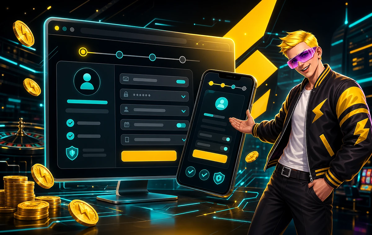 PlayBaze regisztrációs flow e-mail jelszó HUF pénznem és 18 plusz megerősítés